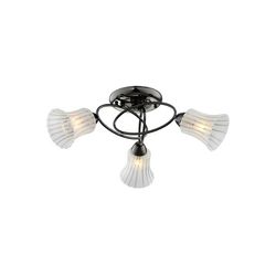 Потолочная люстра IDlamp 246/3PF-Blackwhite