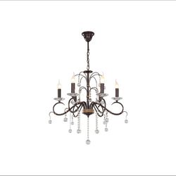 Подвесная люстра IDlamp 253/6-Blackplatina