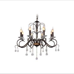 Подвесная люстра IDlamp 253/8-Blackplatina