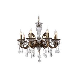 Подвесная люстра IDlamp 256/8-Oldbronze
