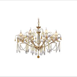 Подвесная люстра IDlamp 258/8-Gold
