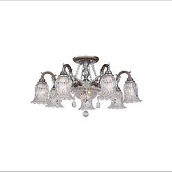 Потолочная люстра IDlamp 260/9PF-Whiteplatina