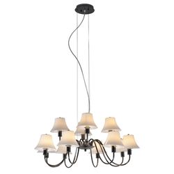 Подвесная люстра IDlamp 301/12-black