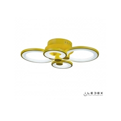Потолочная люстра светодиодная диммируемая с пультом Ring A001/4 Yellow