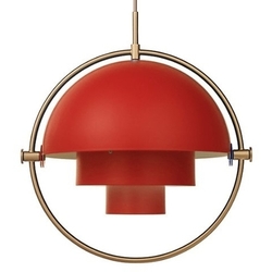 Подвесной светильник Louis Weisdorff Gubi Multi-lite Pendant Red