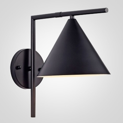 Бра Флос Captain Flint Cone Wall Light Черный