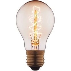 Ретро лампочка накаливания Эдисона груша E27 60W 2400-2800K 1004-C