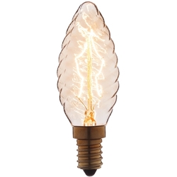 Ретро лампочка накаливания Эдисона свеча E14 40W 2400-2800K 3540-LT