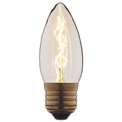 Ретро лампочка накаливания Эдисона свеча E27 40W 2400-2800K 3540-E