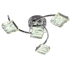 Потолочная люстра с пультом светодиодная Геометрия 1-1663-4-CR Y LED