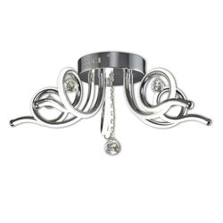 Потолочная светодиодная люстра Геометрия 1-1679-5-CR Y LED