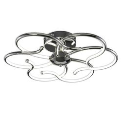 Потолочная светодиодная люстра Геометрия 1-1703-6-CR Y LED
