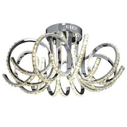 Потолочная светодиодная люстра Геометрия 1-1672-8-CR Y LED