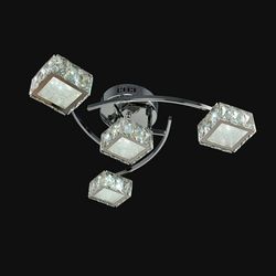 Потолочная светодиодная люстра с пультом 1696 1-1696-4-CR Y LED