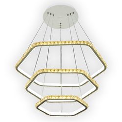 Подвесной светильник с пультом светодиодный Геометрия 2-1637-3-WH Y LED
