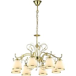 Подвесная люстра N-Light 135-08-32 gold + clear crystal