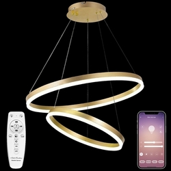 Подвесной светильник светодиодный LED LAMPS 81299, 160W, золото, LED