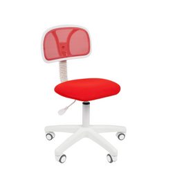 Офисное кресло Chairman 250 Россия белый пластик TW-19/TW-69 красный