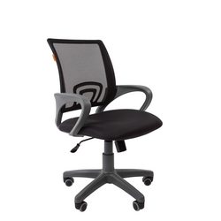 Офисное кресло Chairman 696 Россия серый пластик TW-12/TW-01 черный