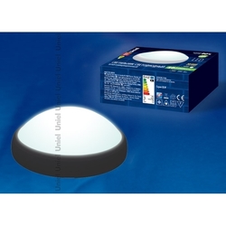 Потолочный светильник светодиодный ULW-O03-8W/NW IP65 BLACK