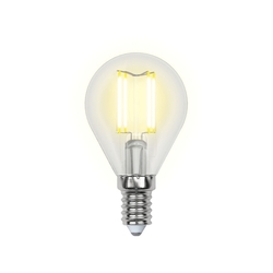 Лампочка светодиодная LED-G45-6W/WW/E14/CL PLS02WH картон