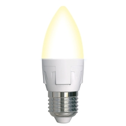 Лампочка светодиодная LED-C37 7W/3000K/E27/FR/DIM PLP01WH картон