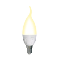 Лампочка светодиодная LED-CW37 7W/3000K/E14/FR/DIM PLP01WH картон