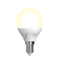 Лампочка светодиодная LED-G45 7W/3000K/E14/FR/DIM PLP01WH картон