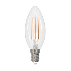 Лампочка светодиодная LED-C35-9W/3000K/E14/CL PLS02WH картон
