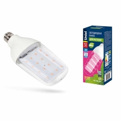 Лампочка светодиодная для растений LED-B82-12W/SPBR/E27/CL PLP33WH