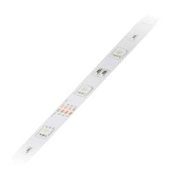 Светодиодная лента ULS-Q210 5050-30LED/m-10mm-IP20-DC12V-7,2W/m-5M-RGB катушка в герметичной упаковке