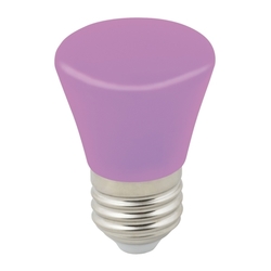 Лампочка светодиодная LED-D45-1W/PURPLE/E27/FR/С BELL