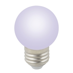Лампочка светодиодная LED-G45-1W/RGB/E27/FR/С