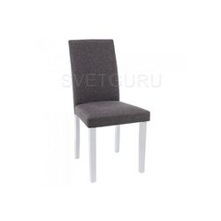 Деревянный стул Gross white / dark grey 11012