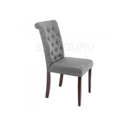 Деревянный стул Amelia dark walnut / fabric grey 11016