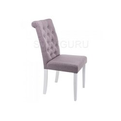 Деревянный стул Amelia white / fabric fog 11019