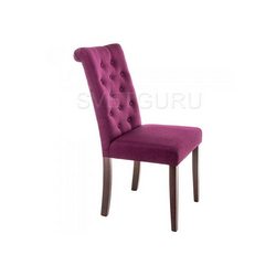 Деревянный стул Amelia dark walnut / fabric purple 11020