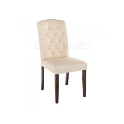 Деревянный стул Menson dark walnut / fabric cream 11023