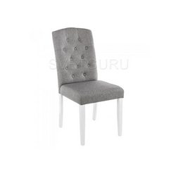 Деревянный стул Menson white / fabric pebble 11025