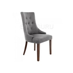 Деревянный стул Elegance dark walnut / fabric grey 11026