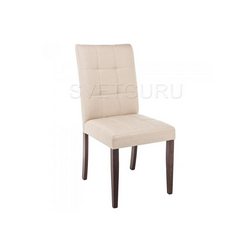 Деревянный стул Madina dark walnut / fabric cream 11029