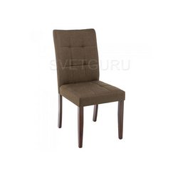 Деревянный стул Madina dark walnut / fabric brown 11030