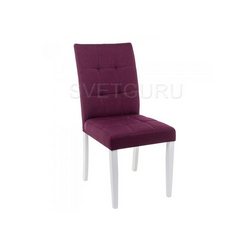 Деревянный стул Madina white / fabric purple 11032