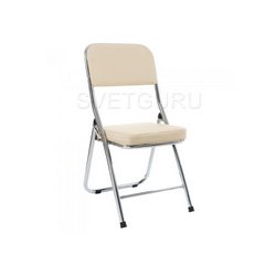 Стул на металлокаркасе Chair раскладной бежевый 11071