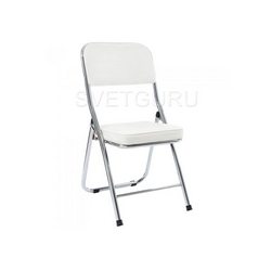 Стул на металлокаркасе Chair раскладной белый 11072