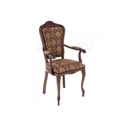 Деревянный стул Руджеро с мягкими подлокотниками орех / шоколад 318605