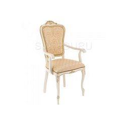 Деревянный стул Руджеро патина золото / бежевый 318606